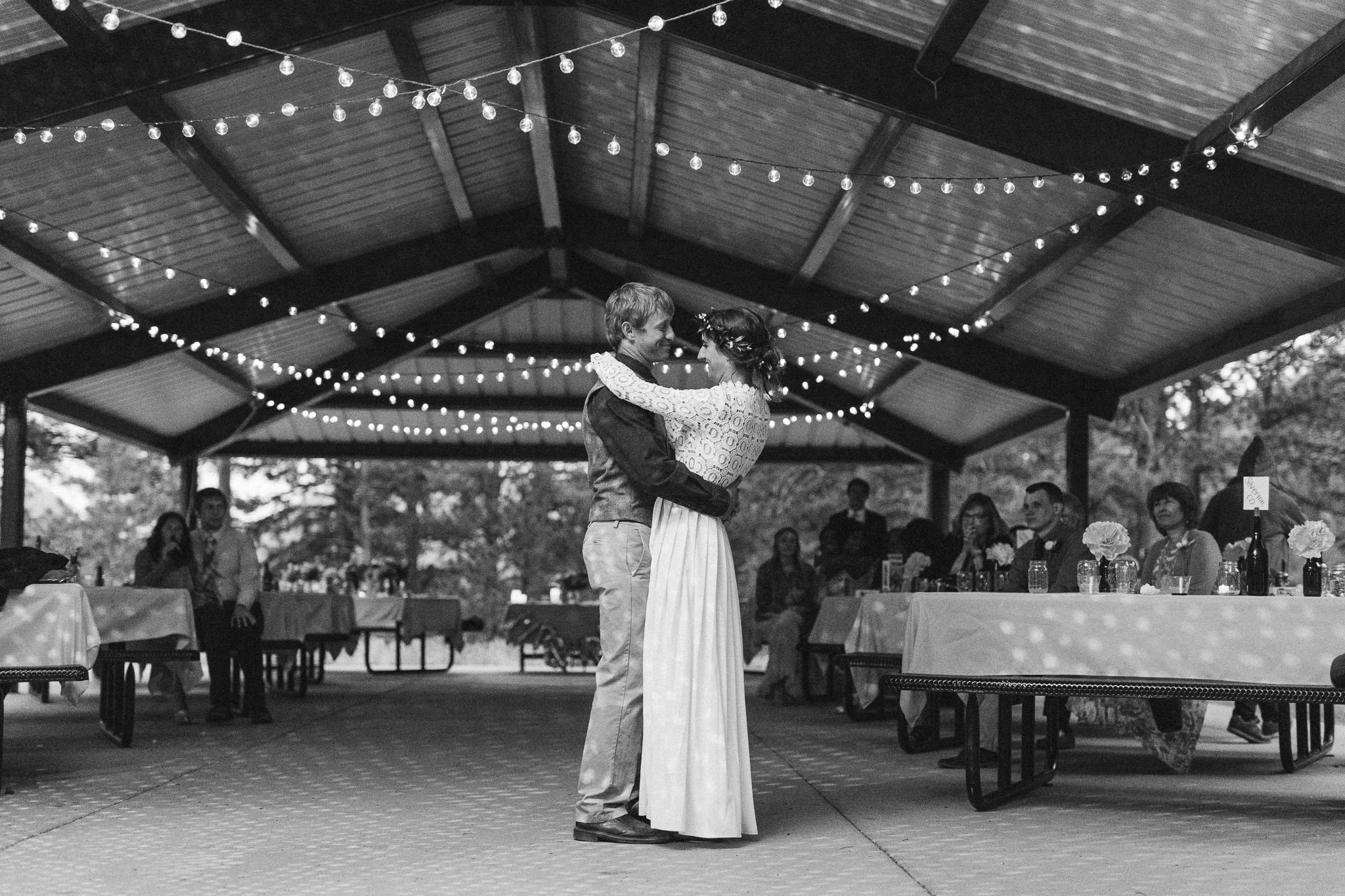 First dance at O'Connor Pavilion in Estes Park