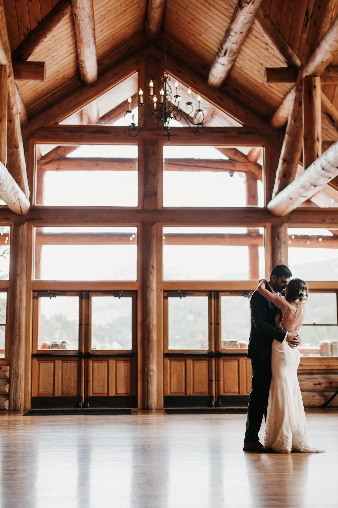 First dance at Evergreen Lake House wedding