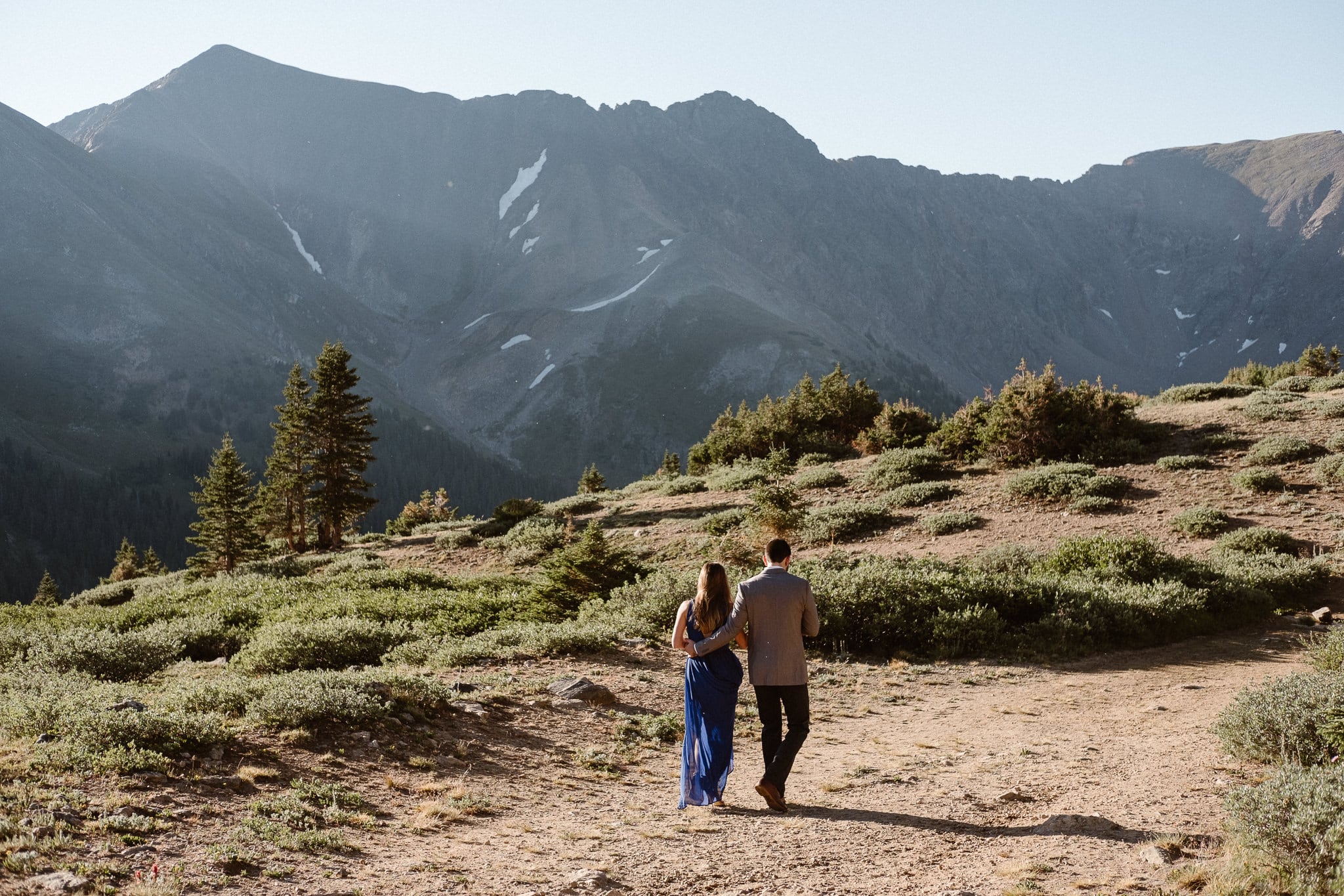 Colorado adventure engagement photography, Loveland Pass mountain elopement, Summit County wedding photographer