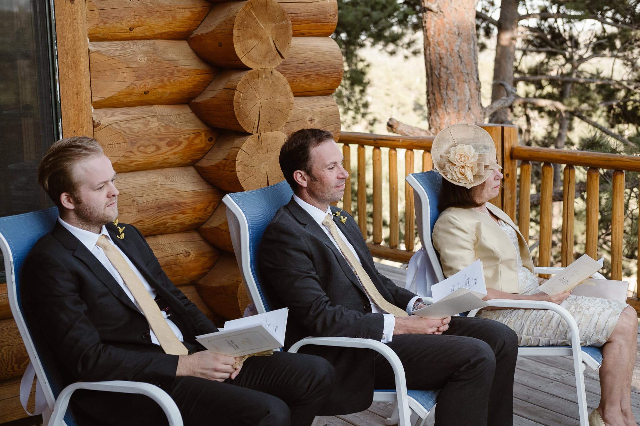 Red Feather Lakes elopement photographer, Colorado intimate cabin wedding, cabin wedding ceremony