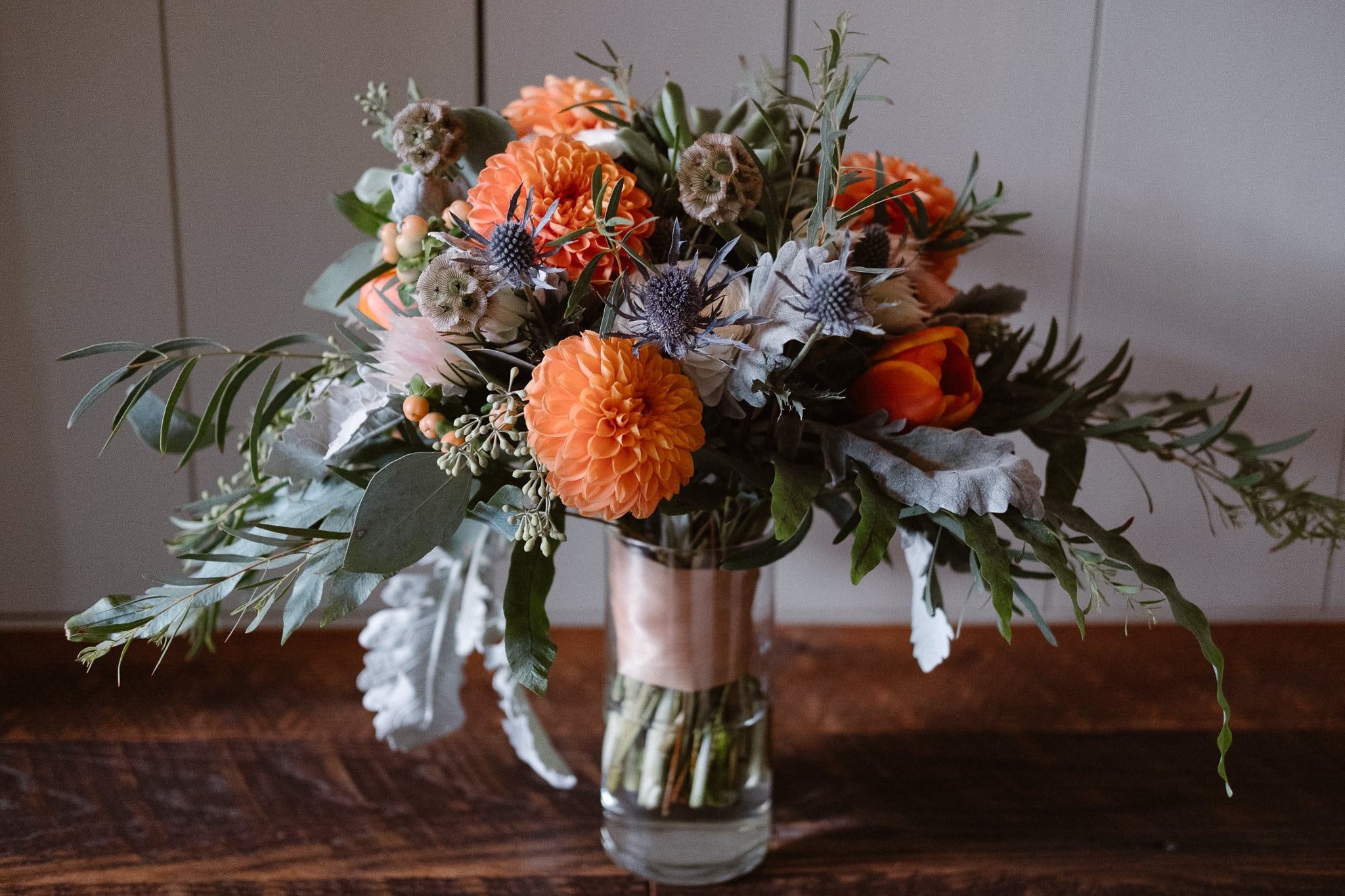 Crested Butte Wedding Photographer, Scarp Ridge Lodge intimate elopement, fall color bouquet by From the Ground Up Flowers