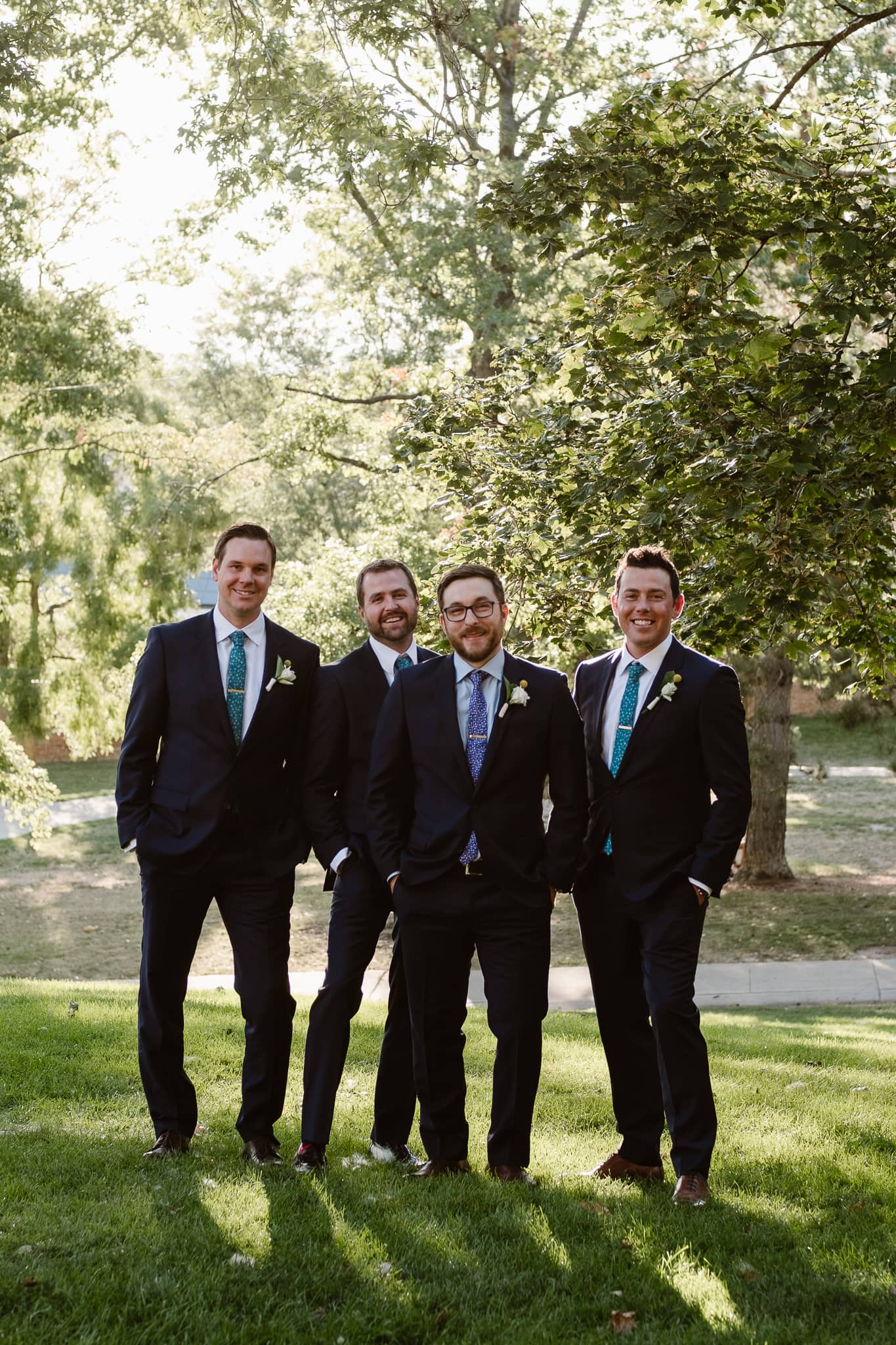 Grant Humphreys Mansion Wedding Photographer, Denver wedding photographer, Colorado wedding photographer, groom with groomsmen