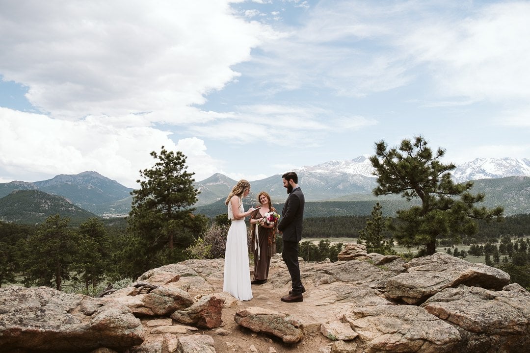 3M Curve elopement in Rocky Mountain National Park, Estes Park wedding photographer, Colorado adventure elopement