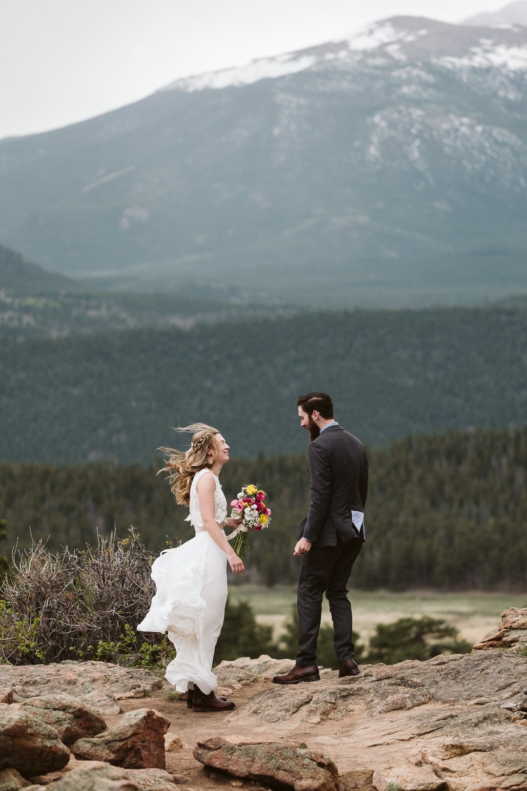 First look at 3M Curve, Rocky Mountain National Park elopement photographer, Estes Park wedding photographer