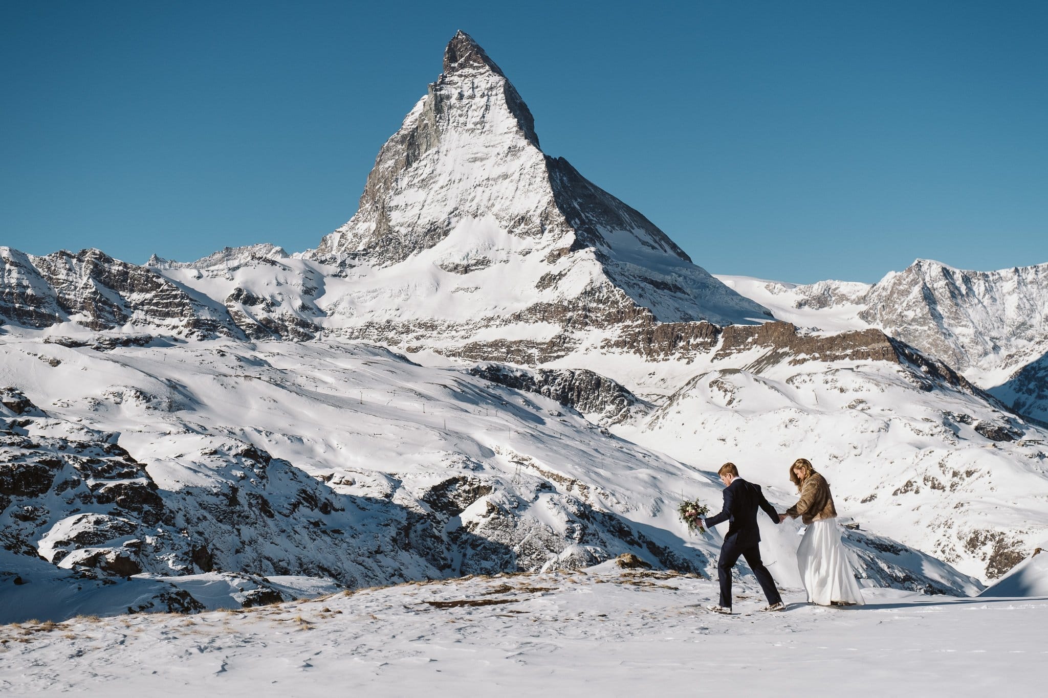 Matterhorn elopement in Zermatt, Switzerland