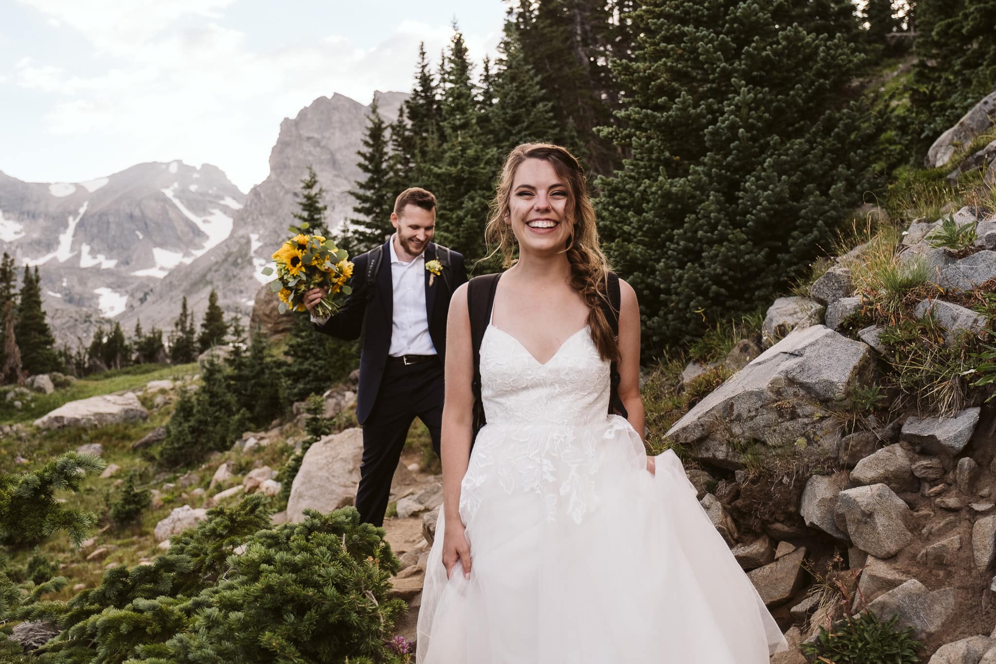 Hiking elopement in Colorado
