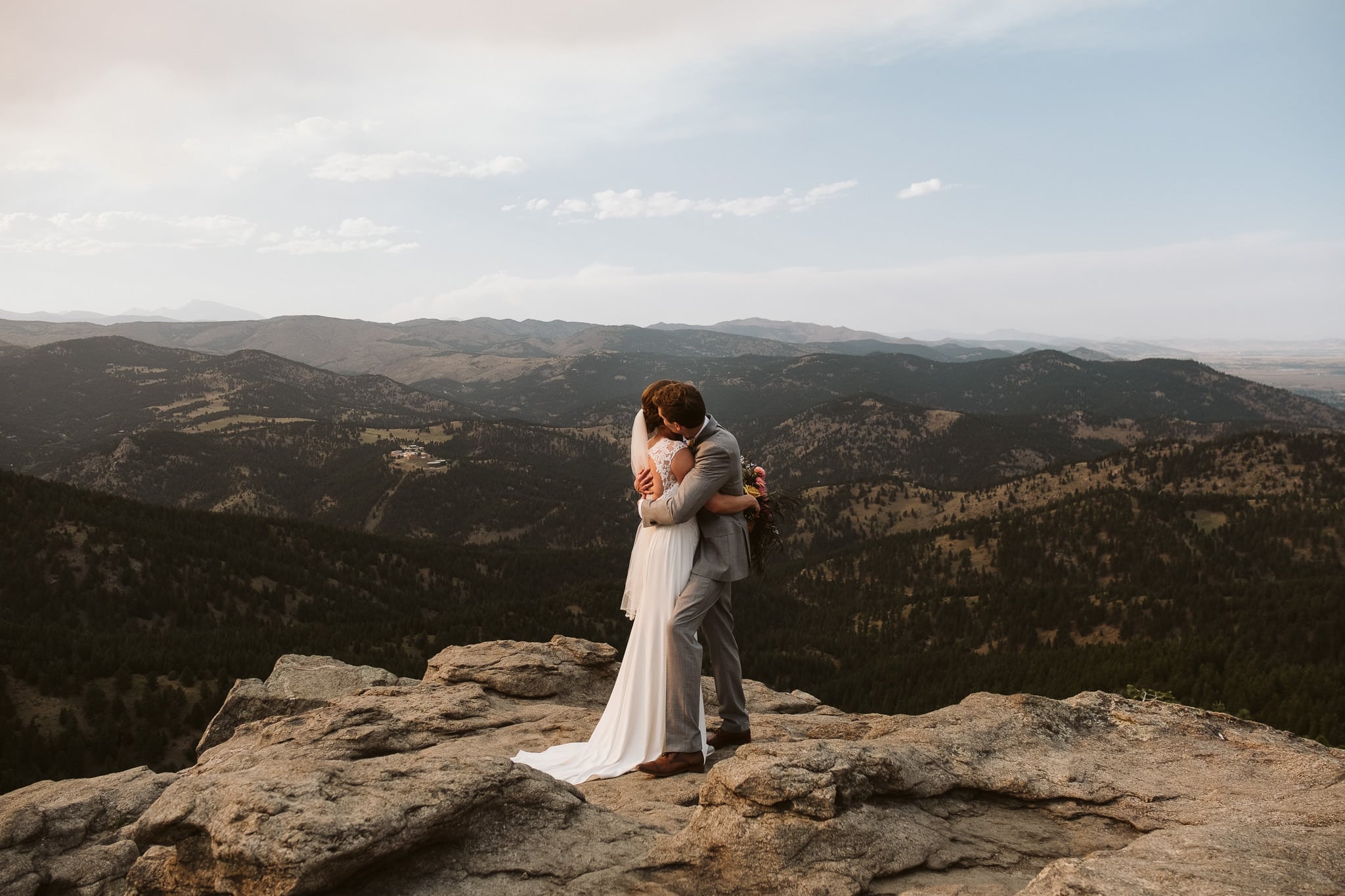 Flagstaff House elopement in Boulder, Colorado.