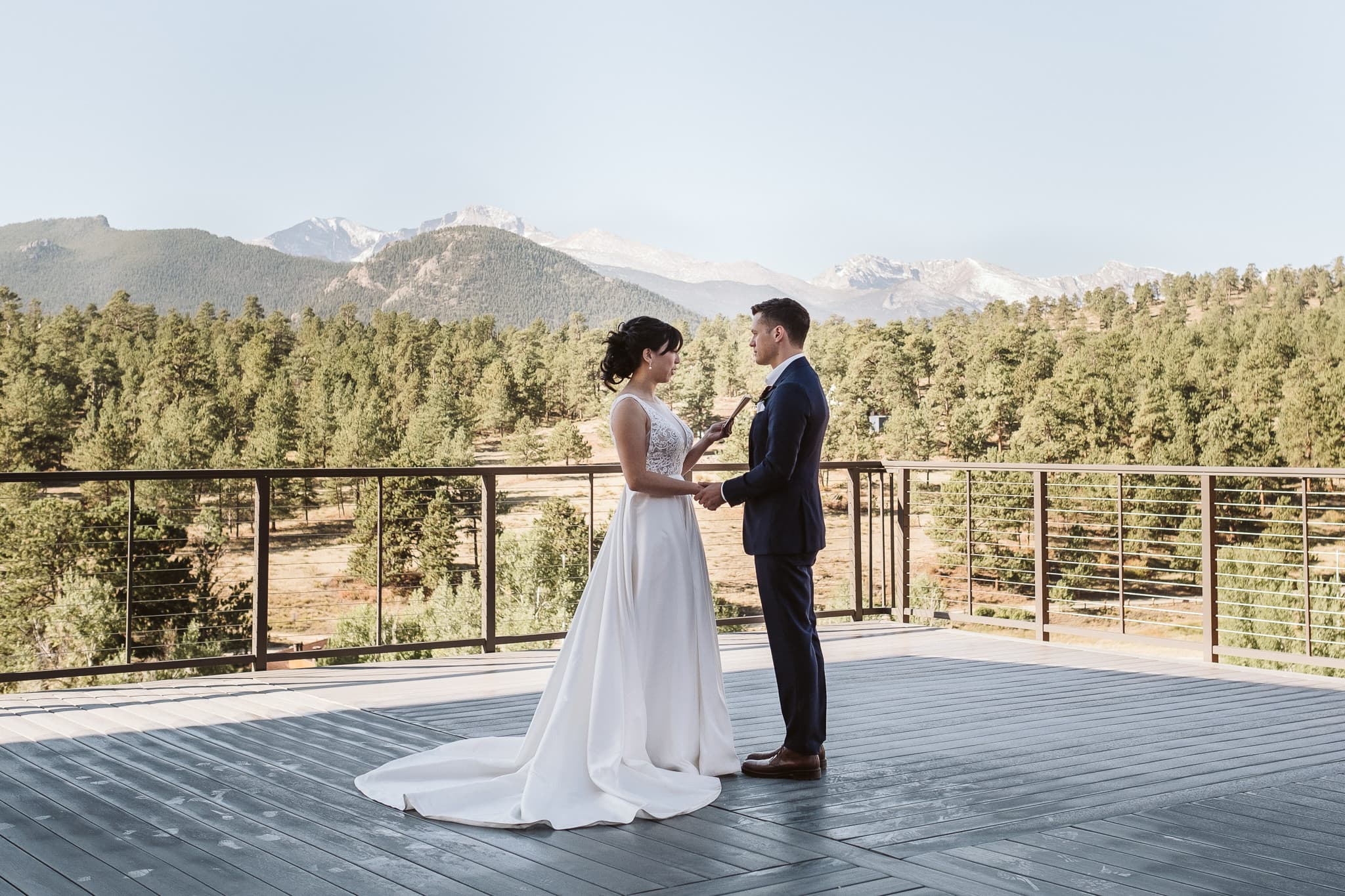 Skyview at Fall River elopement and wedding venue in Estes Park