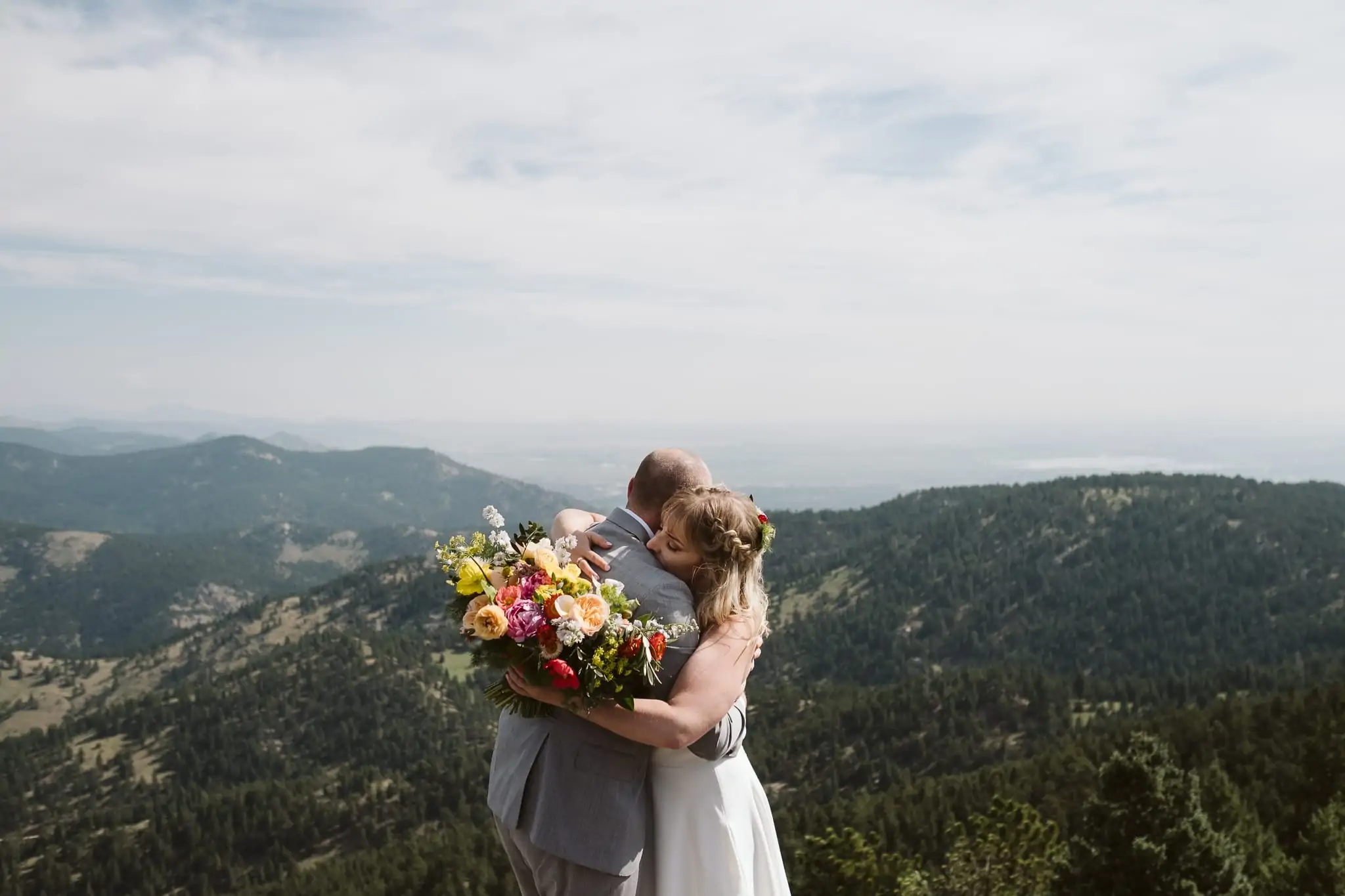 Lost Gulch Overlook wedding photos in Boulder