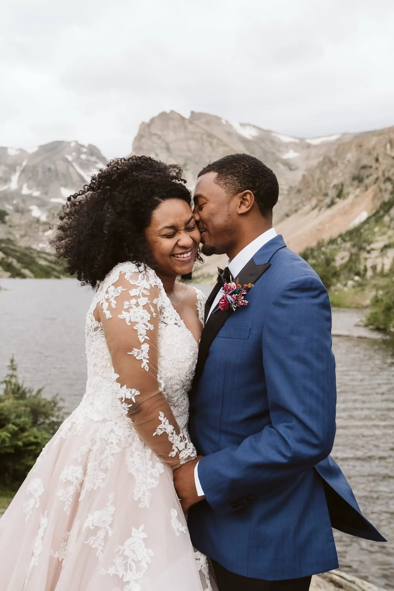 Hiking elopement in the Colorado mountains
