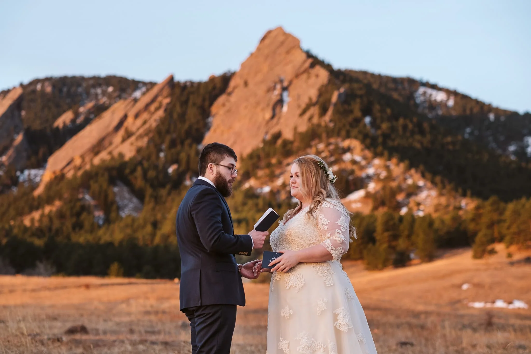 Self-solemnizing elopement at Chautauqua in Boulder, CO