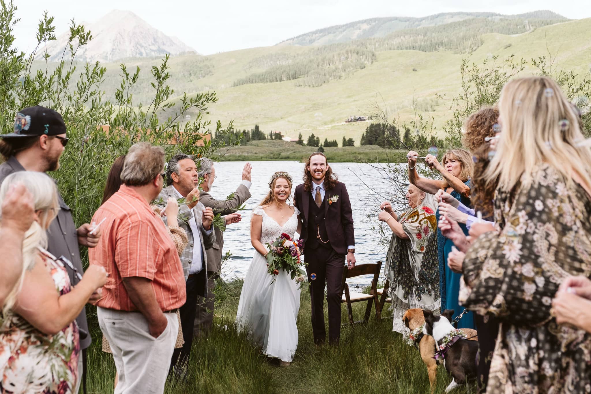 Peanut Lake wedding in Crested Butte
