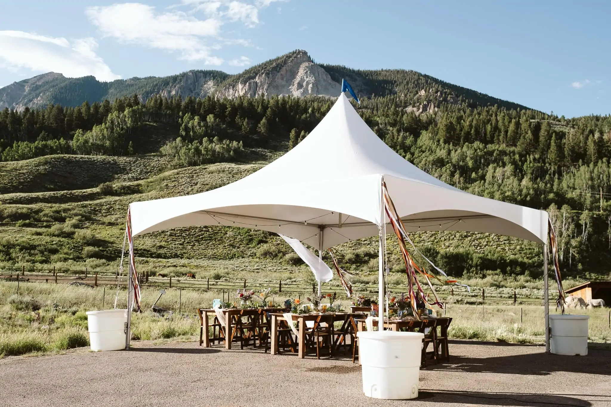 Airbnb wedding in Colorado