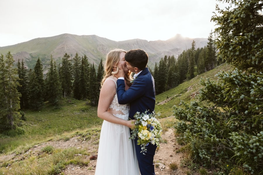 Off-roading adventure elopement in Colorado