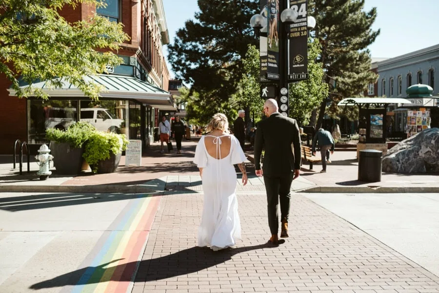 Downtown Boulder elopement