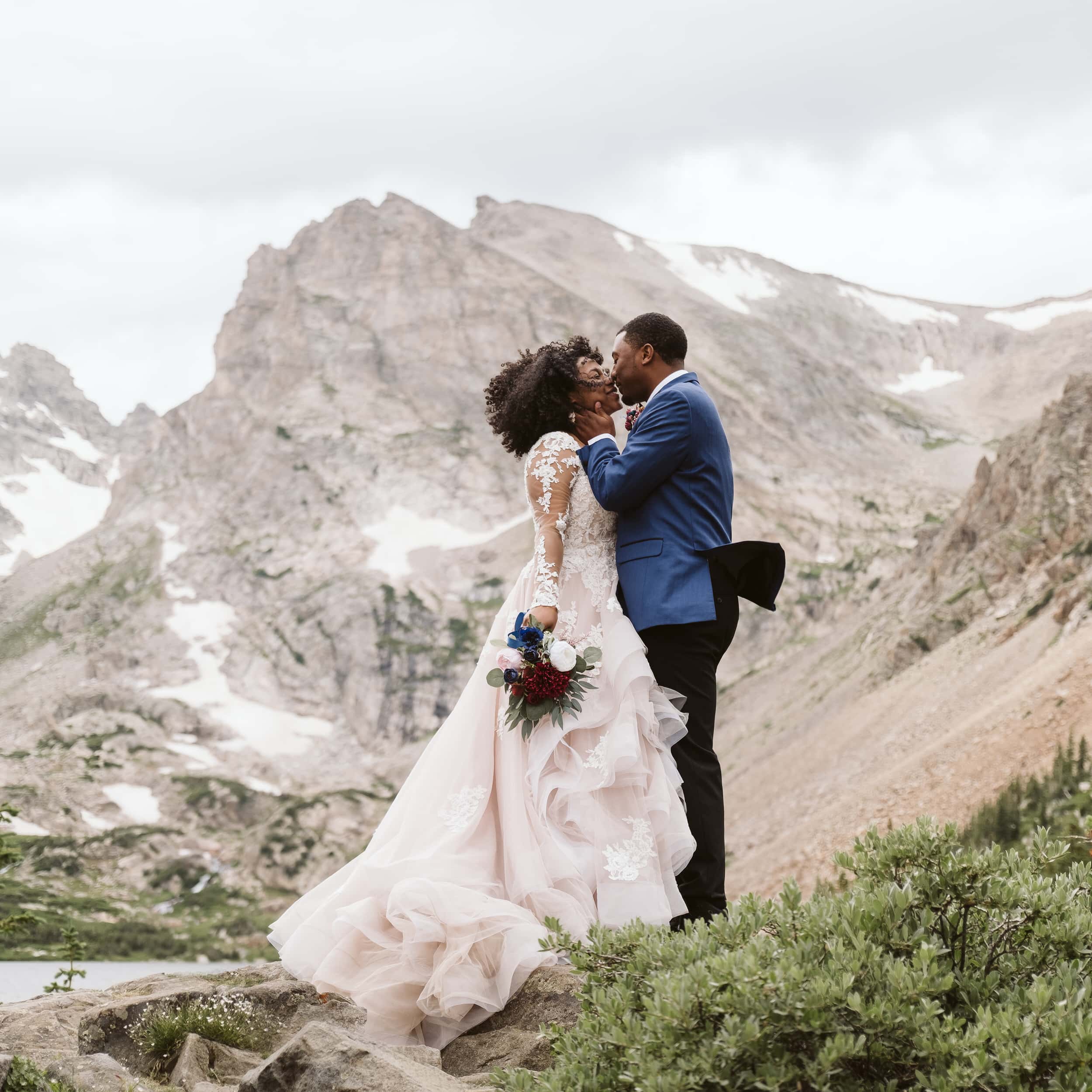 Adventure elopement in the Colorado mountains