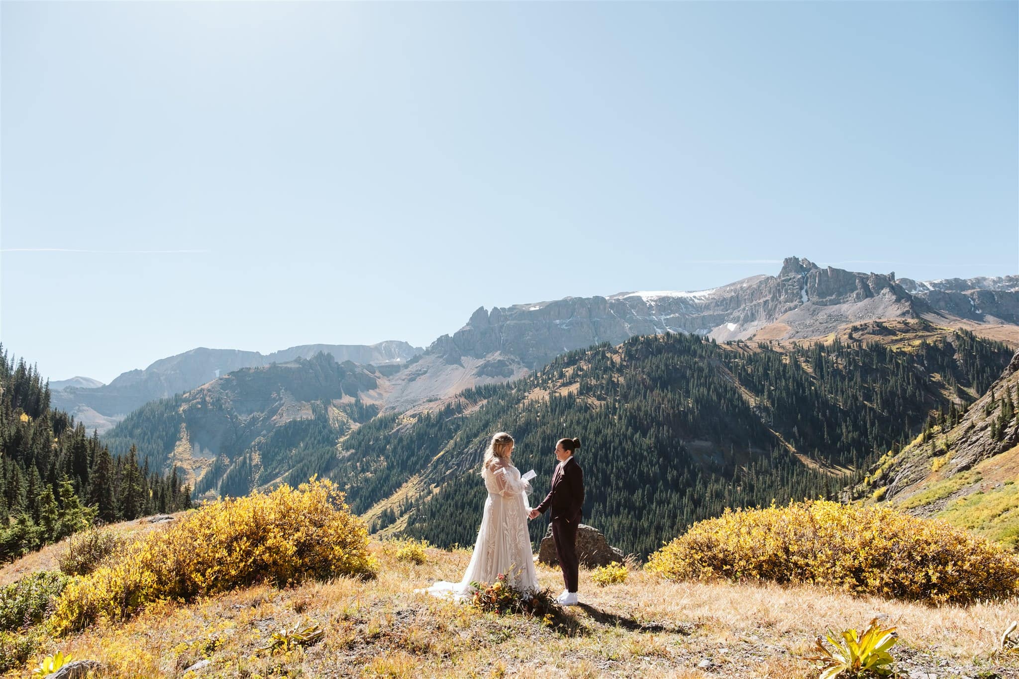 LGBTQ+ micro-wedding in Ouray, CO