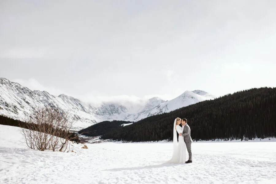 Winter elopement in Beaver Creek, CO